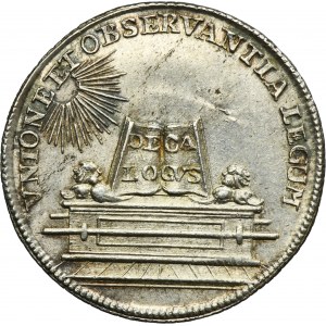 Germany, City of Frankfurt, Karl VII, Ducat in silver 1742
