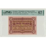 Kowno, 2 Mark 1918 - A - PMG 67 EPQ - RARE