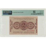 Kowno, 2 Mark 1918 - A - PMG 67 EPQ - RARE