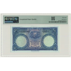 Łotwa, 50 łat 1934 - PMG 58 EPQ