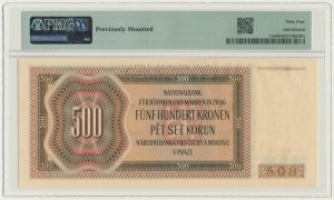 Bohemia and Moravia, 500 Korun 1942 - I issue - SPECIMEN - PMG 64