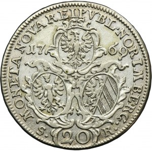 Germany, City of Nuremberg, 20 Kreuzer 1769