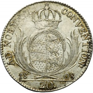 Germany, Kingdom of Württemberg, Friedrich I, 20 Kreuzer Stuttgart 1808
