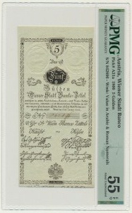 Austria, 5 Gulden 1800 - PMG 55 EPQ