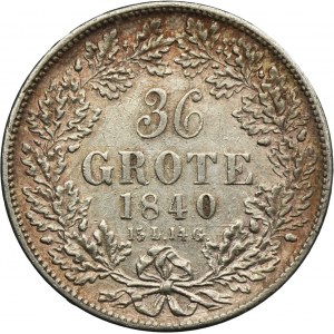 Germany, City of Bremen, 36 Grote 1840 - RARE