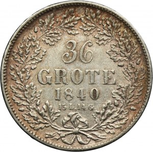 Germany, City of Bremen, 36 Grote 1840 - RARE