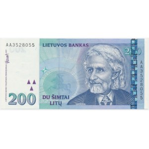 Lithuania, 200 Litu 1997 - AA -