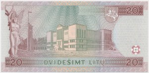 Lithuania, 20 Litu 1997