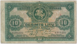 Lithuania, 10 Litu 1927