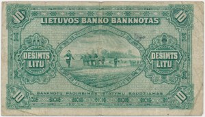 Lithuania, 10 Litu 1927