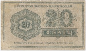 Lithuania, 20 Centu 1922
