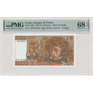 France, 10 Francs 1977 - PMG 68 EPQ