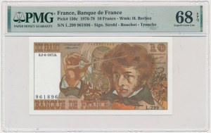 France, 10 Francs 1977 - PMG 68 EPQ