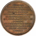 Medal opening of the Astronomical and Copernican Museum in Rome in 1879 - RARE, ex. Orest Paszkowycz