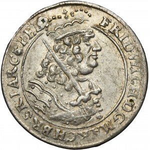 Germany, Brandenburg-Prussia, Friedrich Wilhelm, 1/4 Thaler Königsberg 1682 HS