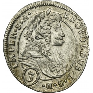 Austria, Joseph I, 3 Krajcary Kuttenberg 1705 BW