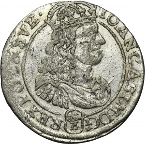 John II Casimir, 6 Groschen Bromberg 1667 TLB