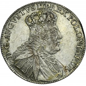 Augustus III of Poland, 18 Groschen Leipzig 1754 EC