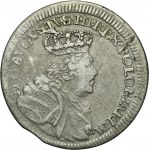 Augustus III of Poland, 6 Groschen Leipzig 1755 EC - RARE