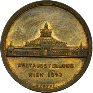 Austria, Medal on the Occasion of the Universal Exhibition in Wien 1873