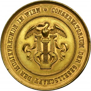 Austria, Medal First Prize of the Conservatory of the Society of Friends of Music in Wien 1874