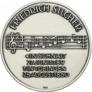 Germany, Medal Friedrich Silcher 1860