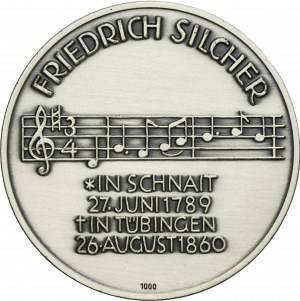 Germany, Medal Friedrich Silcher 1860