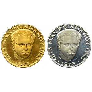 Zestaw, Austria, Medal 30. rocznica śmierci Maxa Reinhardta 1973 (2 szt.)