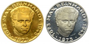 Set, Austria, Medal 30th anniversary of the death of Max Reinhardt 1973 (2 pcs.)