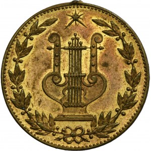 Austria, Medal of the Vienna Male Choir Society in Bucharest 1897