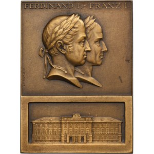 Austria, Plaque 100th anniversary of the founding of the Austrian State Mint 1935