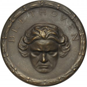 Austria, Medal stulecie śmierci Ludwika van Beethovena 1927