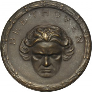 Austria, Medal Centenary of the Death of Ludwig van Bethoven 1927