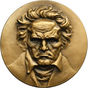 Austria, Medal 200th Anniversary of the Birth of Ludwig van Beethoven 1970