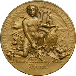 Austria, Medal 75th Anniversary of the Vienna Men's Choir 1918