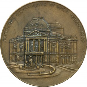 Autriche, Médaille à l'occasion du décès de Ludwig Anzengruber