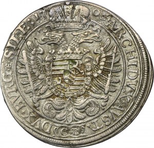 Silesia, Habsburg rule, Joseph I, 1/2 Thaler Brieg 1705 CB - RARE