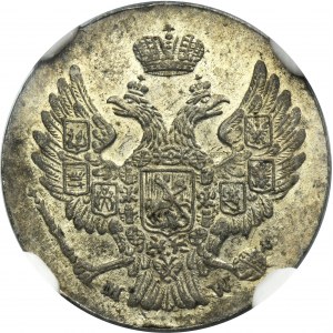 5 groschen Warsaw 1840 MW - NGC MS66