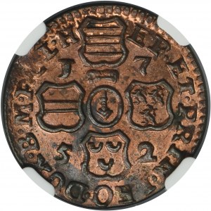Belgium, Bishopric of Liege, Jean-Théodore of Bavaria, Liard Liege 1752 - NGC MS64 RB