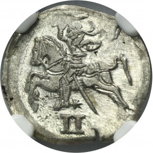 Zygmunt II August, Dwudenar Wilno 1570 - NGC MS62