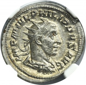 Empire romain, Philippe Ier l'Arabe, Antonin - NGC Ch AU