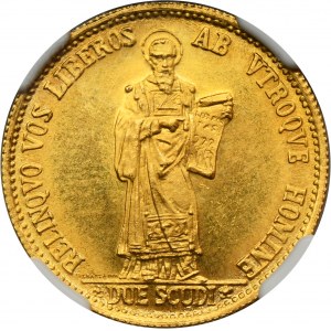 San Marino, 2 Scudo Rome 1974 - NGC MS66