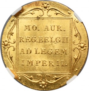 Russia, Nicholas I, Dutch type ducat Petersburg 1849 - NGC MS63
