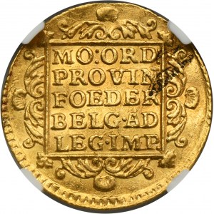 Netherlands, Province of Holland, Dordrecht Ducat 1750 - NGC AU55