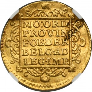 Netherlands, Province of Holland, Dordrecht Ducat 1750 - NGC AU55