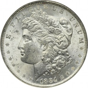 USA, 1 Dollar New Orleans 1884 O - Morgan - NGC MS63