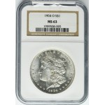 USA, 1 Dollar New Orleans 1904 O - Morgan - NGC MS63