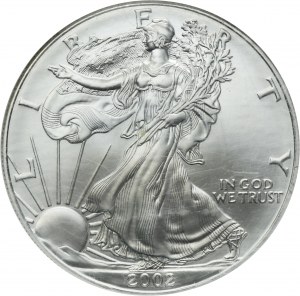USA, 1 Dollar Philadelphia 2002 - Walking Liberty - NGC MS69