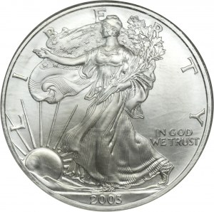 USA, 1 Dollar Philadelphia 2003 - Walking Liberty - NGC MS69