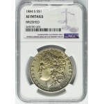 USA, 1 San Francisco Dollar 1884 S - Morgan - NGC XF DETAILS